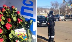 Автоинспекторы вышли в цветочный патруль