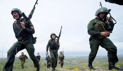 На защите Крыма – прибрежный спецназ